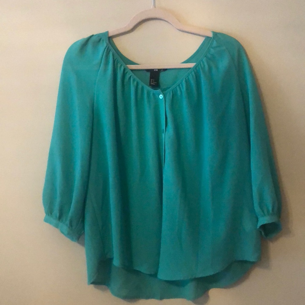 Summer Green Top